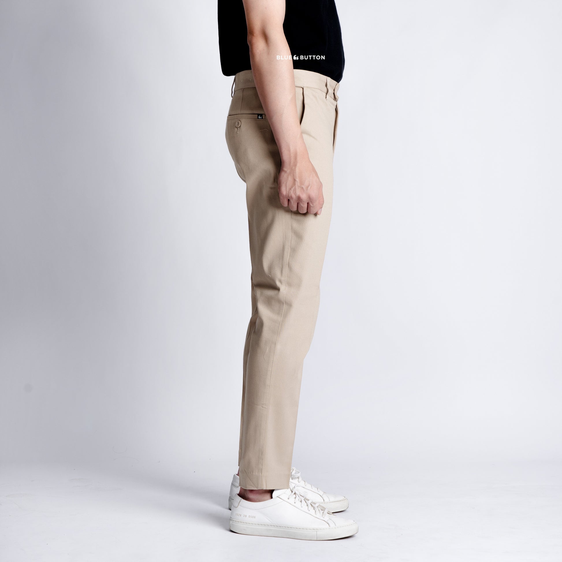 The Slim Chinos - Khaki - Ankle Fit