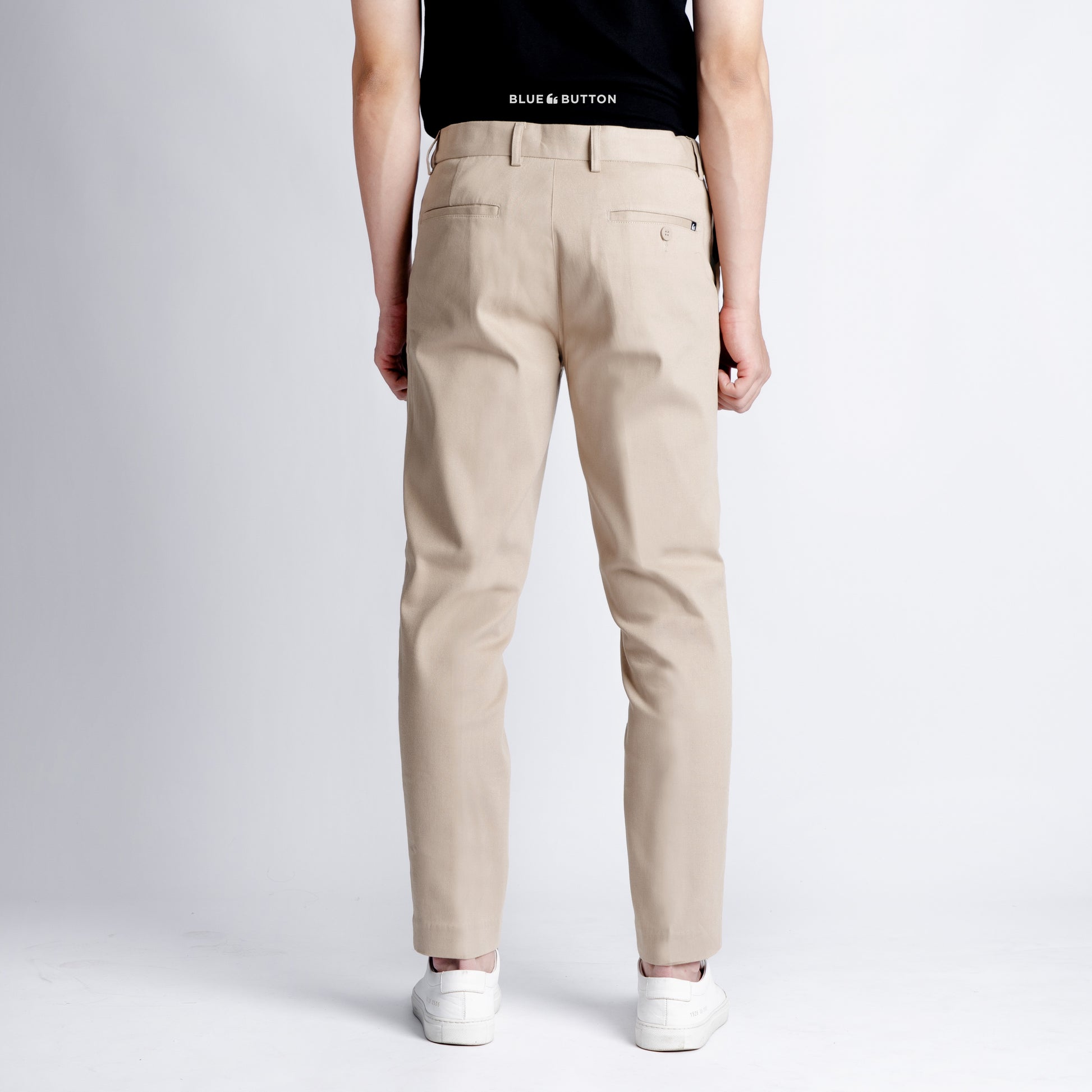 The Slim Chinos - Khaki - Ankle Fit