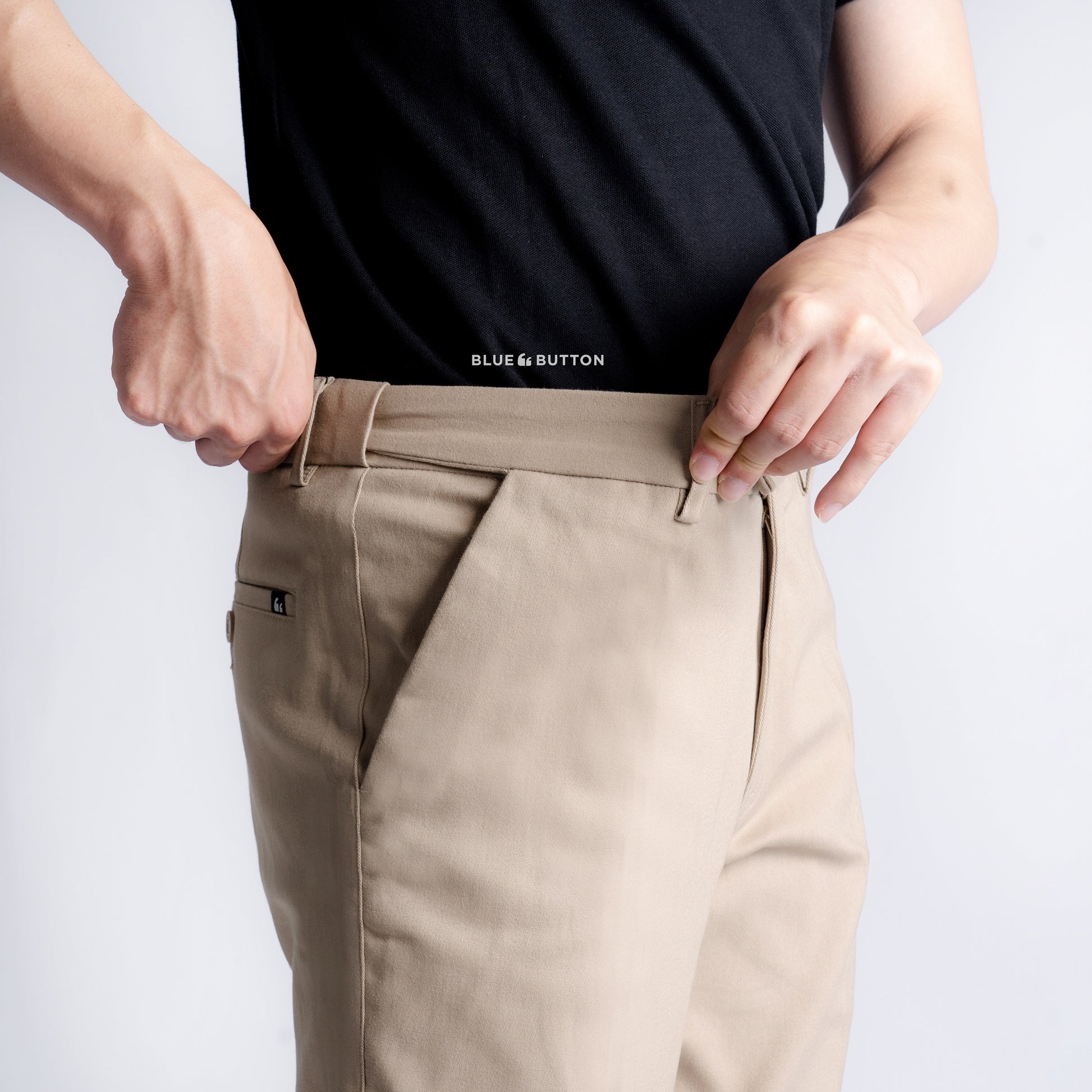The Slim Chinos - Khaki - Ankle Fit