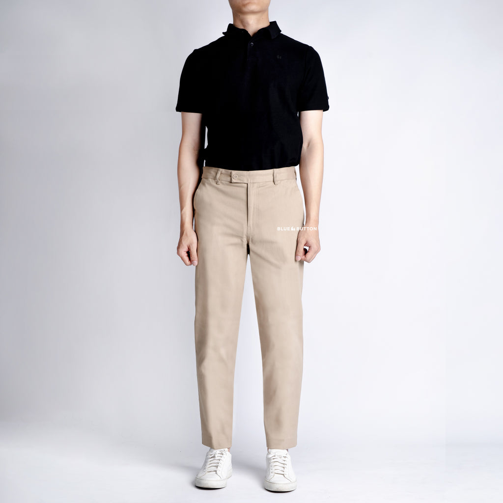 The Slim Chinos - Khaki - Ankle Fit