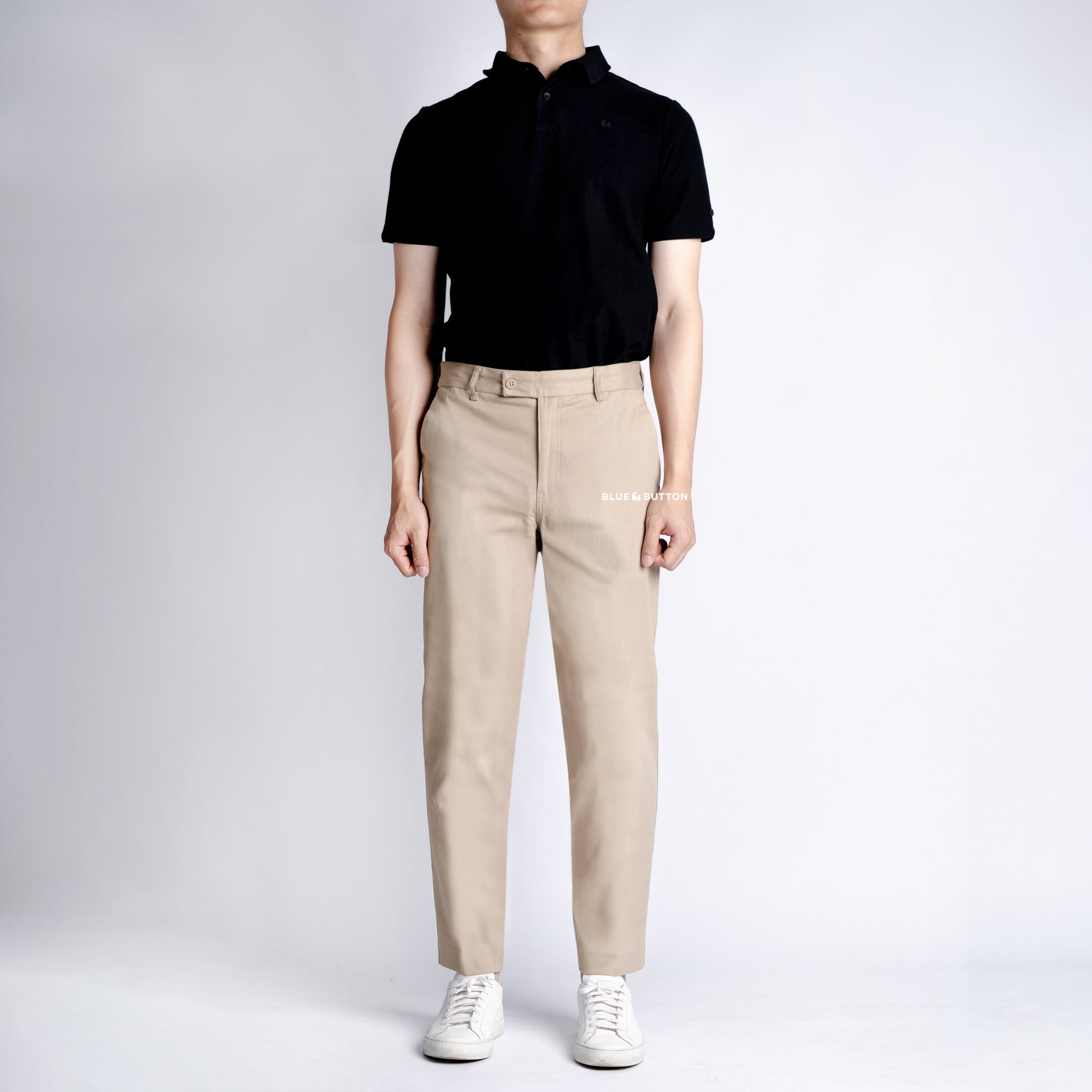 The Slim Chinos - Khaki - Ankle Fit