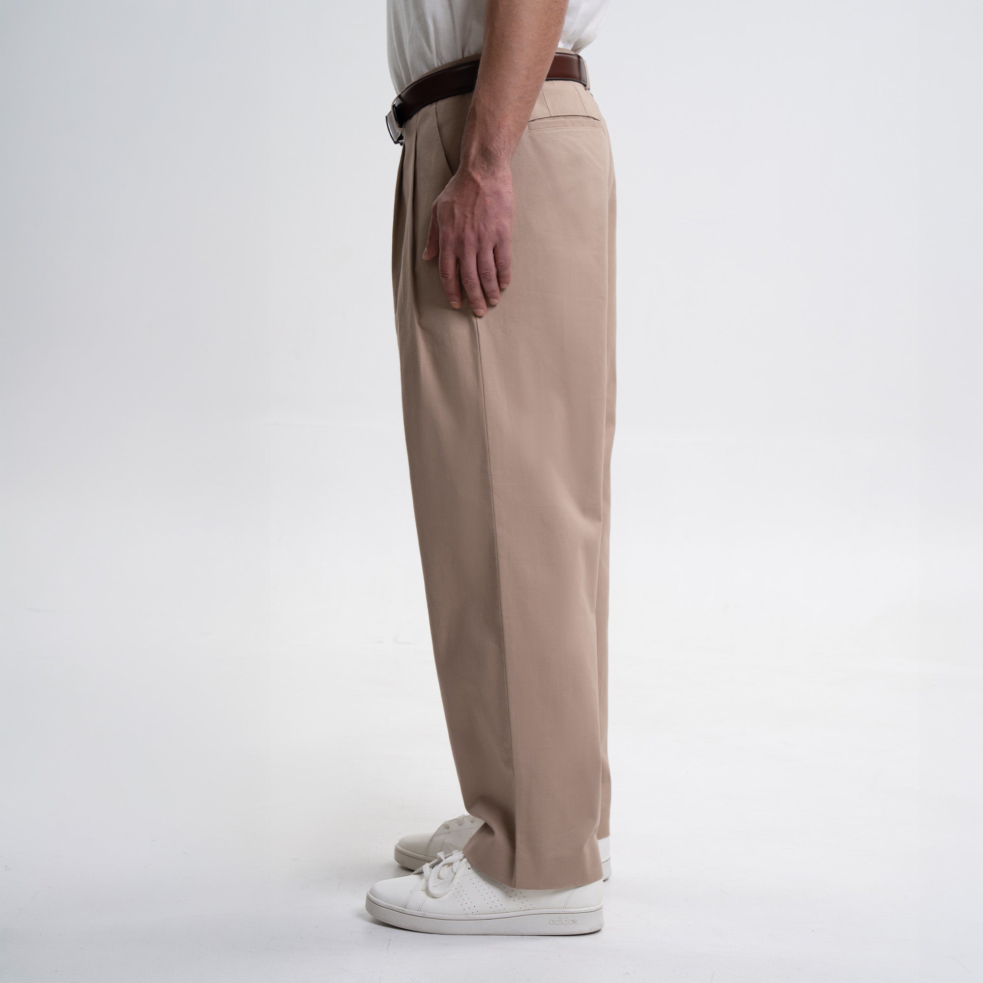 Pleated Chinos