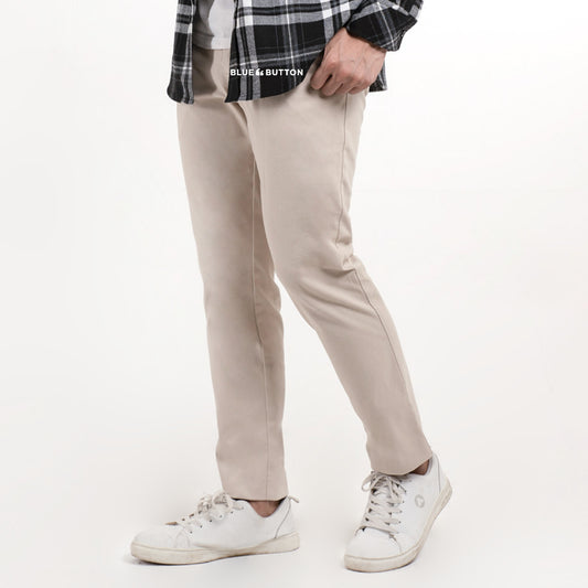 Chino Ankle Pants Reguler Fit - Cream