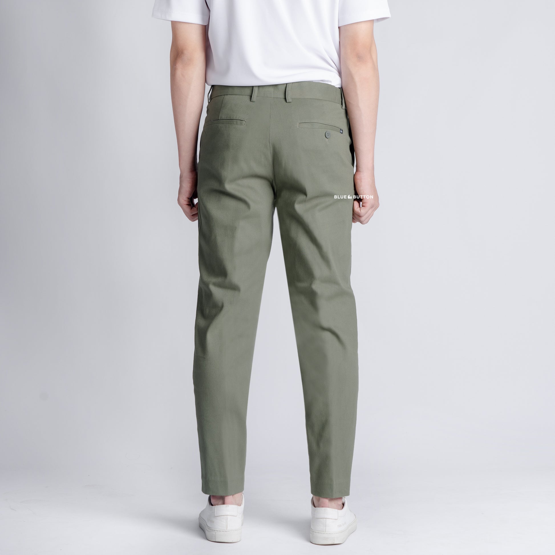 The Slim Chinos - Sage - Ankle Fit