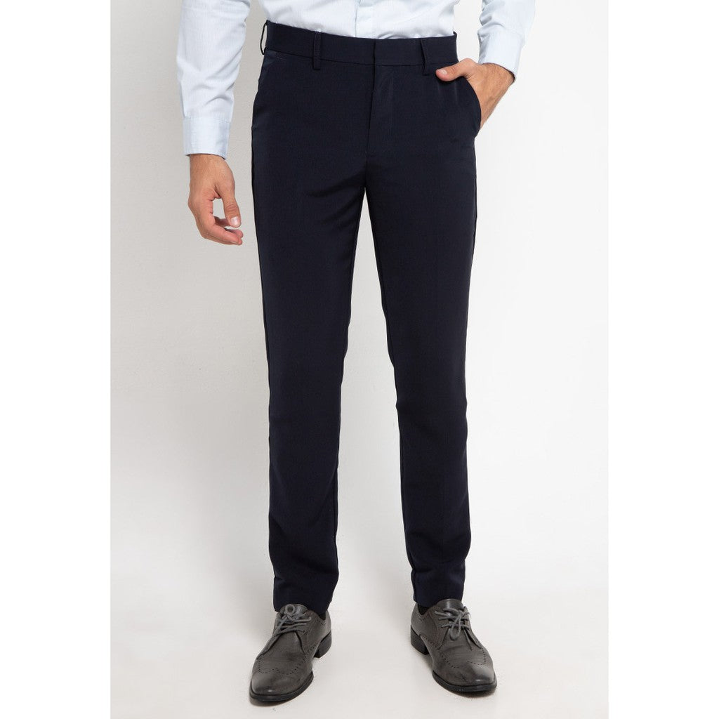 Trouser Long Pants Slim Fit  - Navy