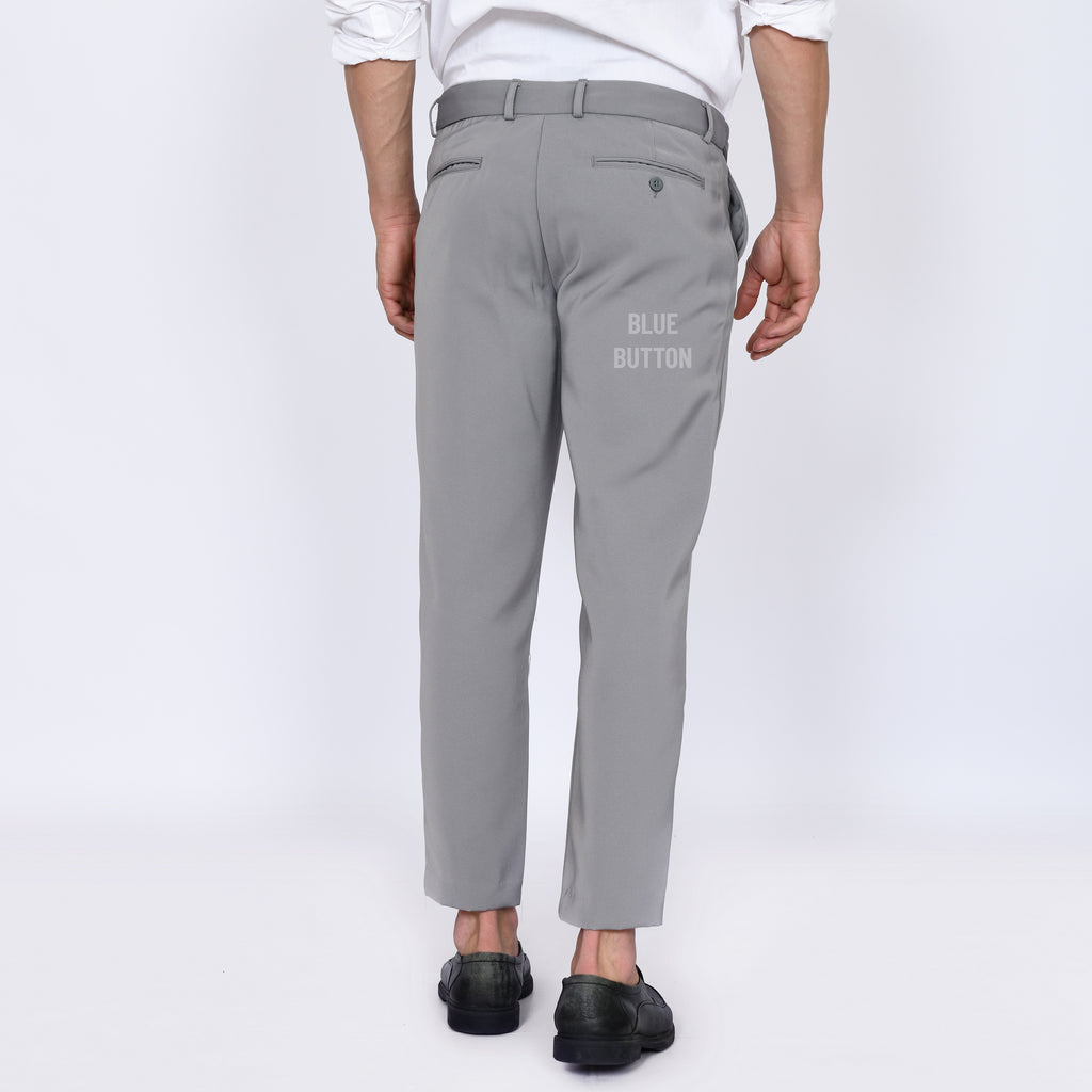 Trouser Ankle Pants Air Slim Fit  - Light Grey