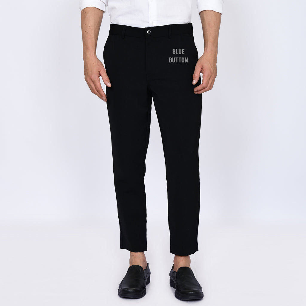 Trouser Ankle Pants Air Slim Fit  - Black