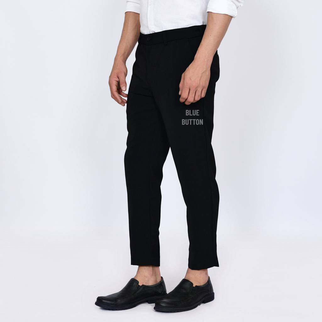 Trouser Ankle Pants Air Slim Fit  - Black