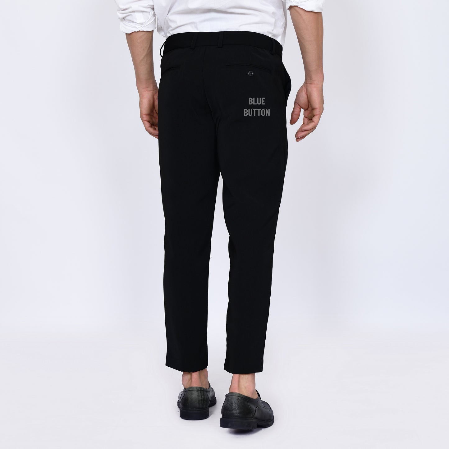 Trouser Ankle Pants Air Slim Fit  - Black