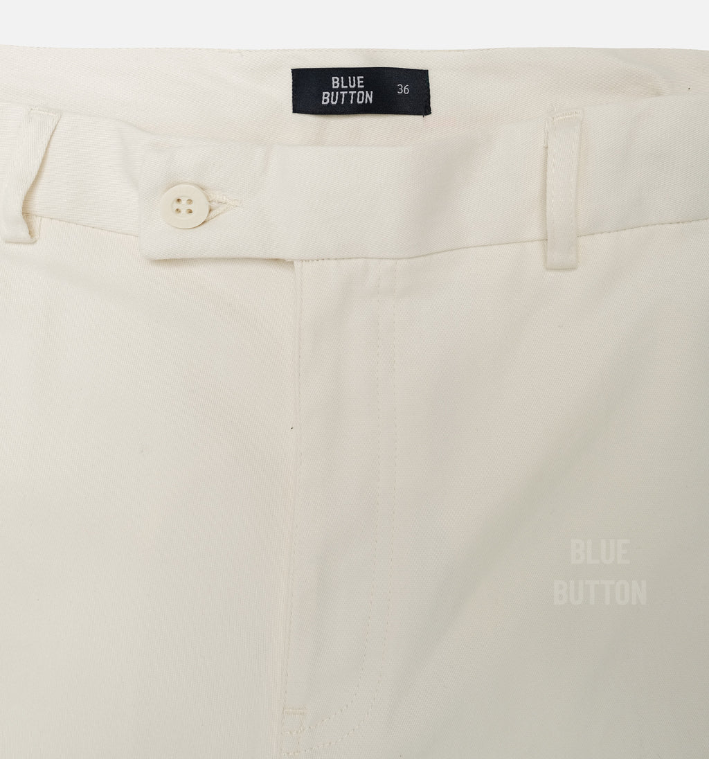 Chino Ankle Pants Slim Fit - Ivory White