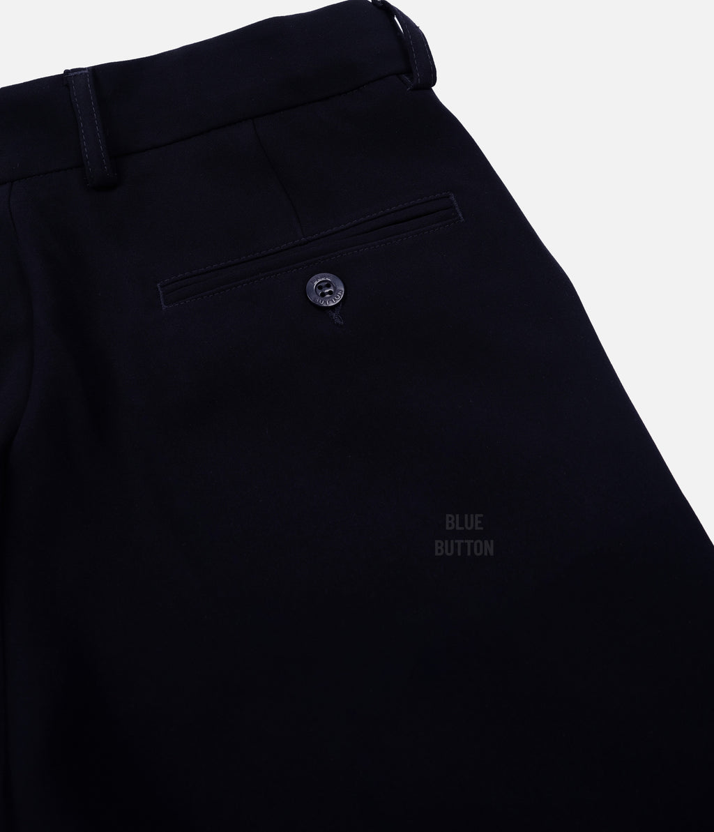 Trouser Long Pants Slim Fit Magic Waist - Navy