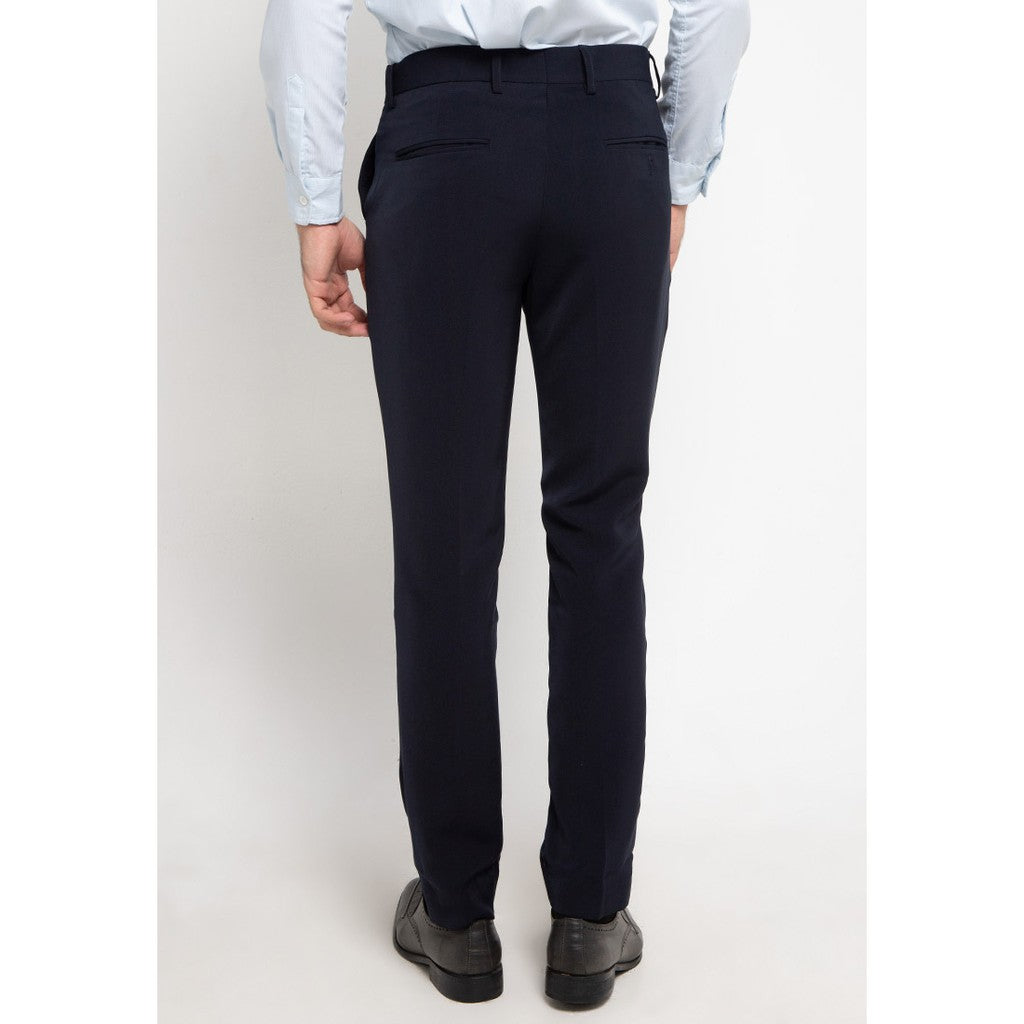 Trouser Long Pants Slim Fit  - Navy