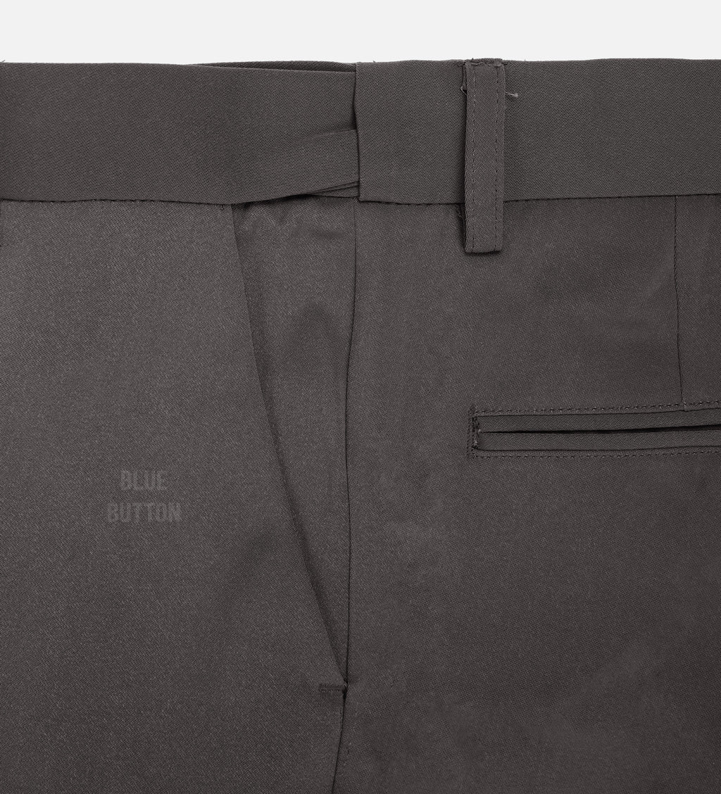 Trouser Long Pants Slim Fit Magic Waist  - Dark Grey