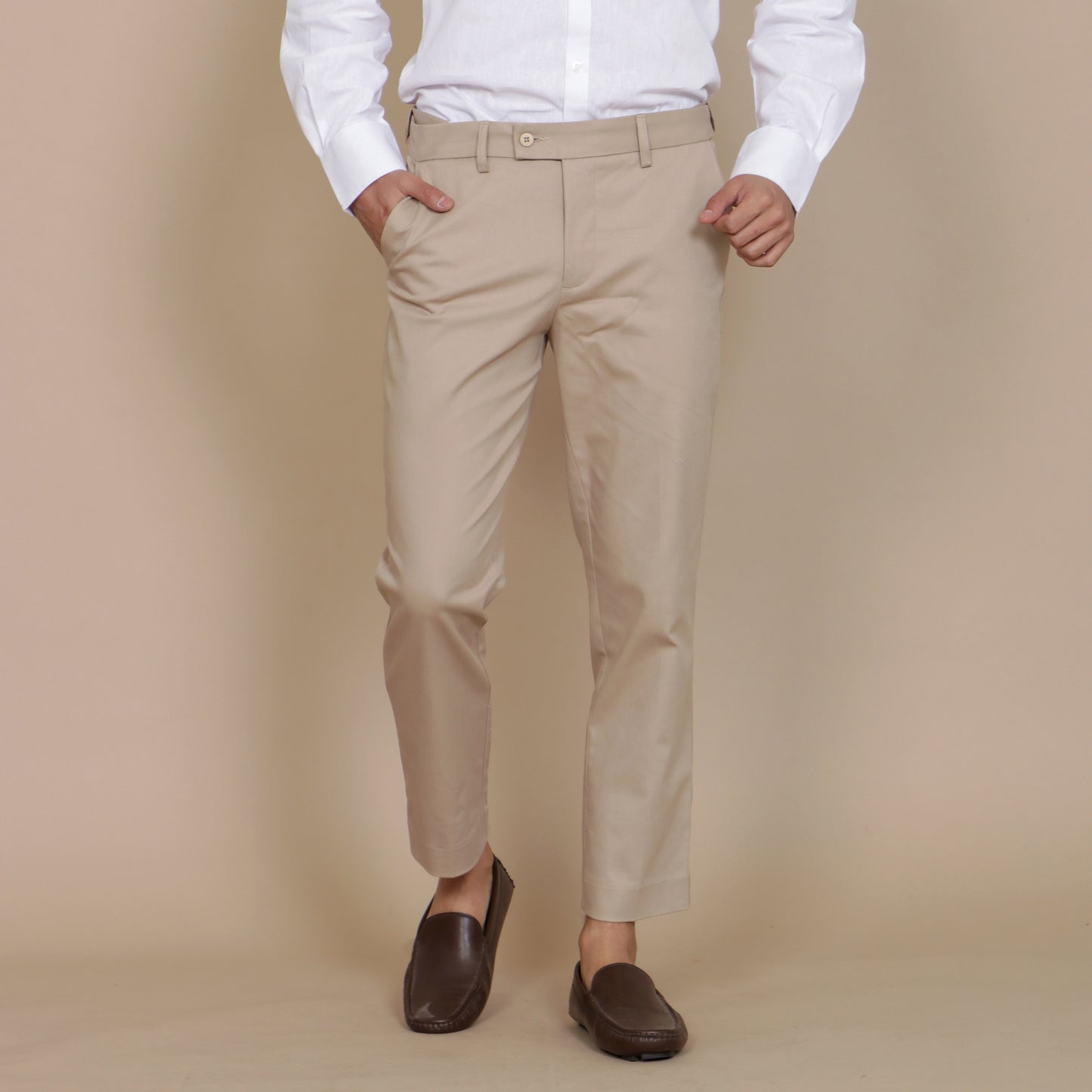 Chino Ankle Pants Slim Fit - Khaki