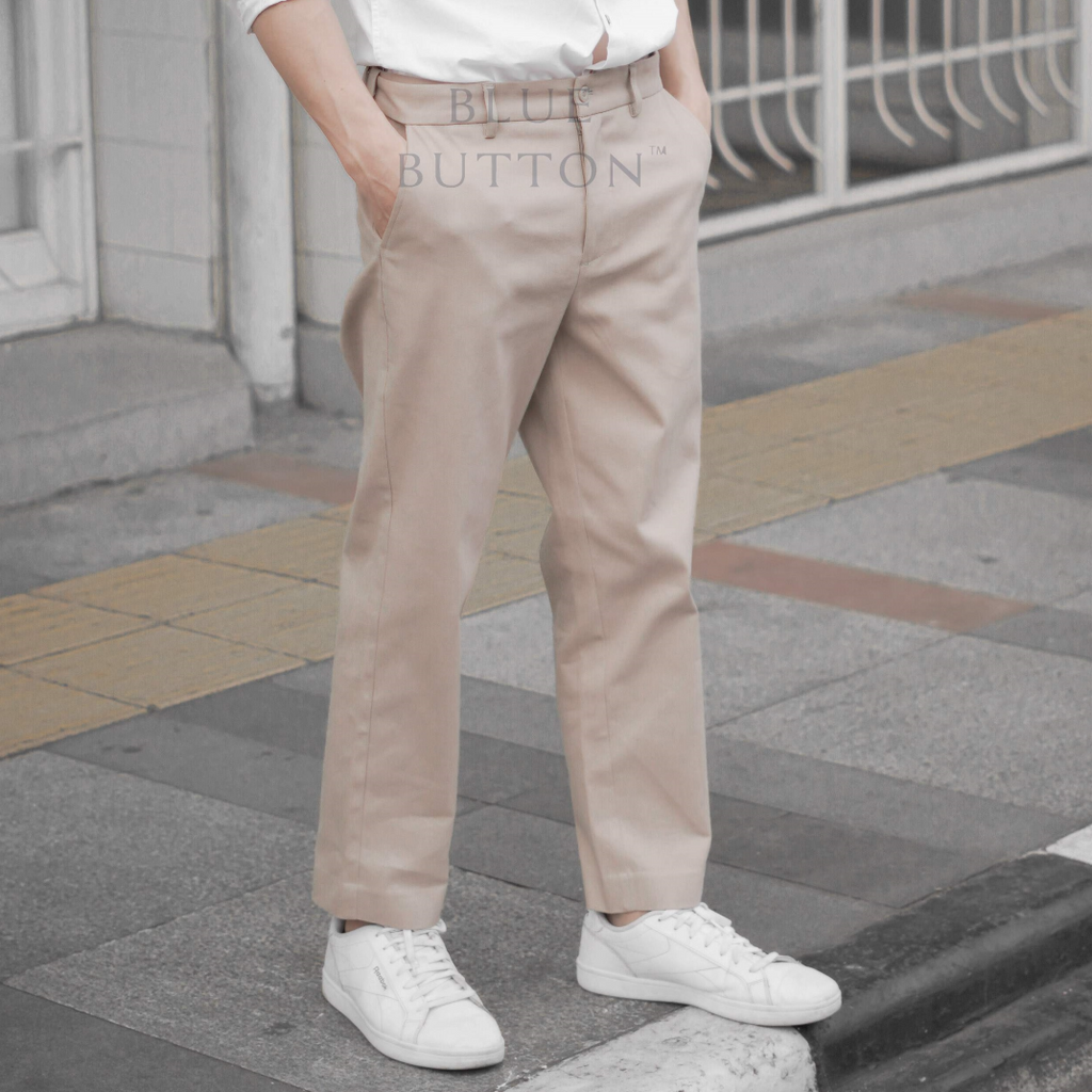 Chino Ankle Pants Relax Fit - Khaki