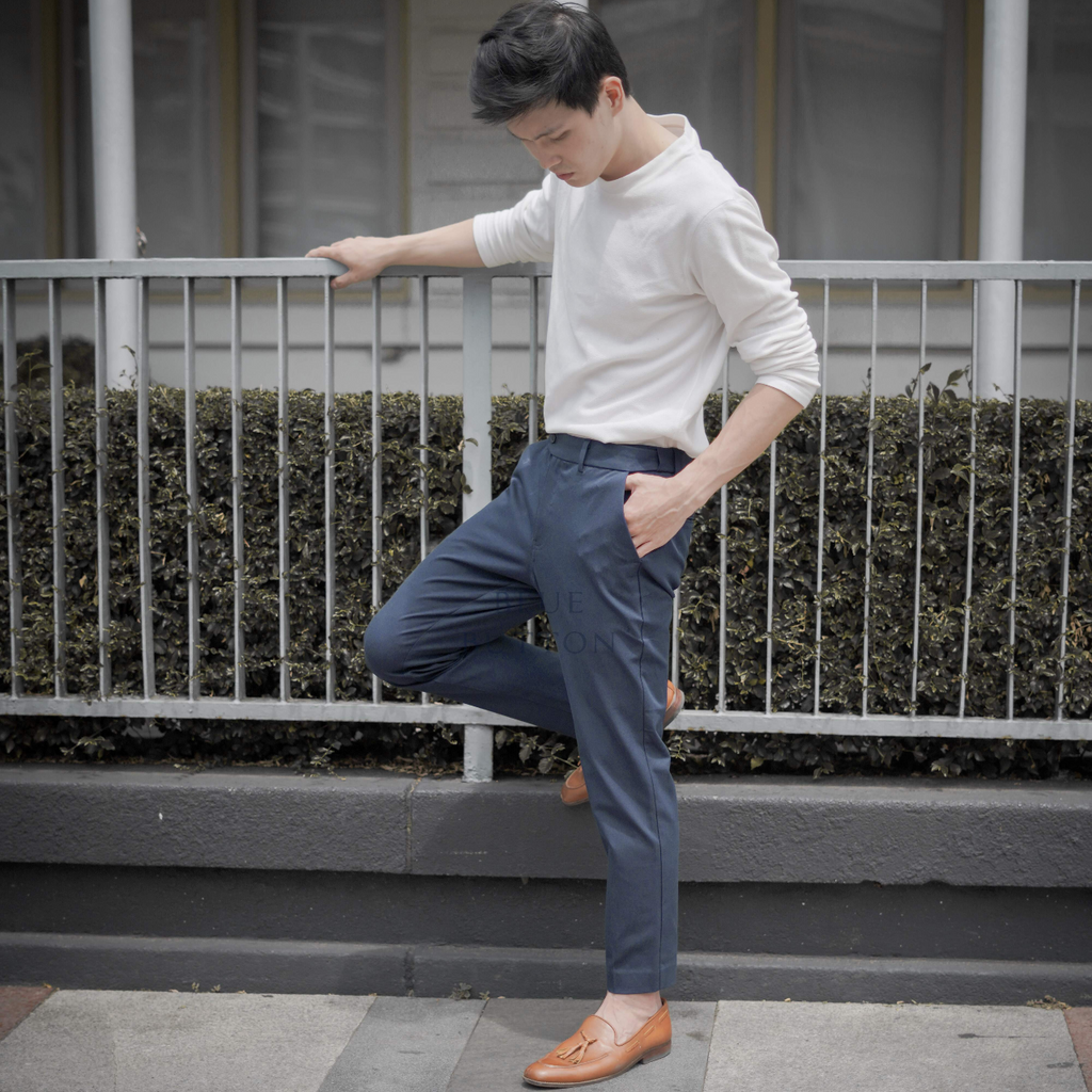 Chino Ankle Pants Slim Fit - Navy
