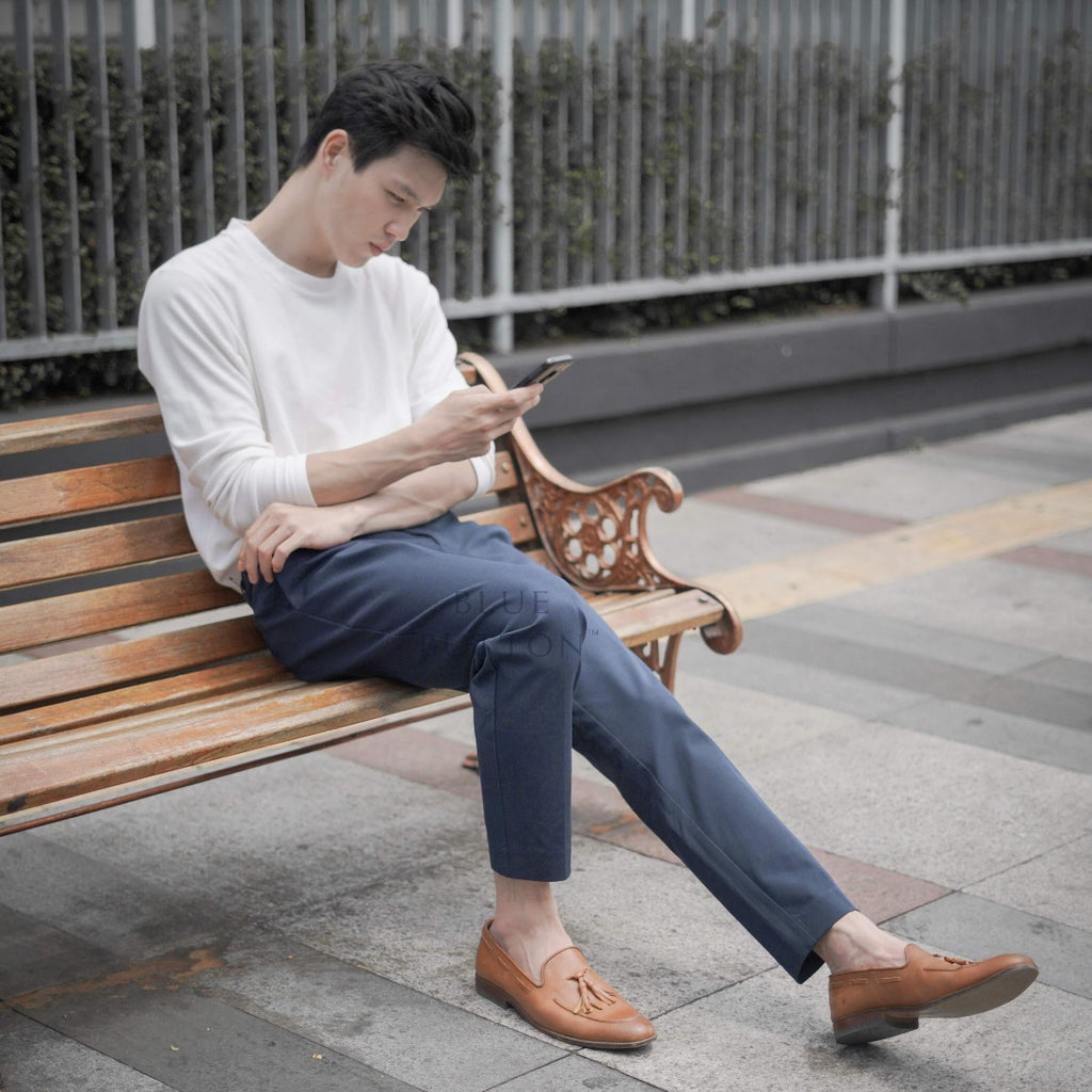 Chino Ankle Pants Slim Fit - Navy