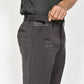 Trouser Long Pants Slim Fit Magic Waist  - Dark Grey