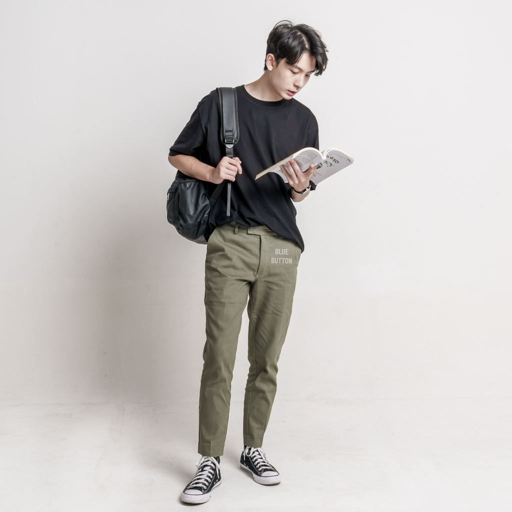 Chino Ankle Pants Slim Fit - Sage