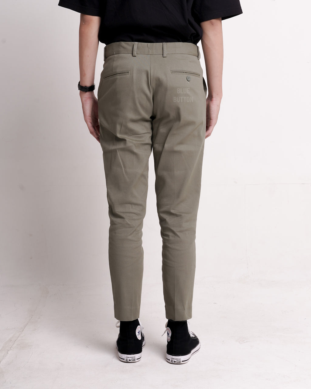 Chino Ankle Pants Slim Fit - Sage