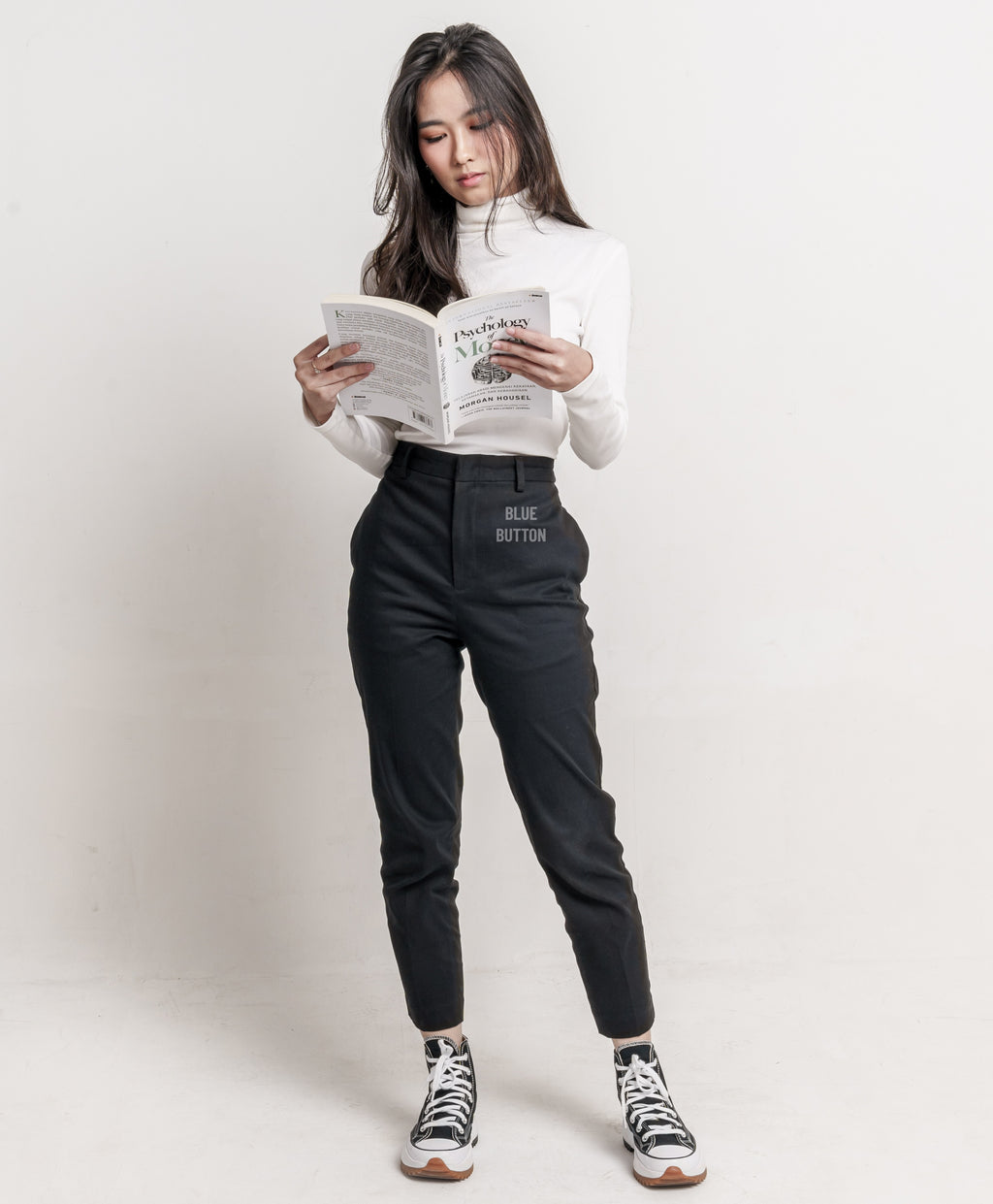 Chino Ankle Pants Ladies - Black