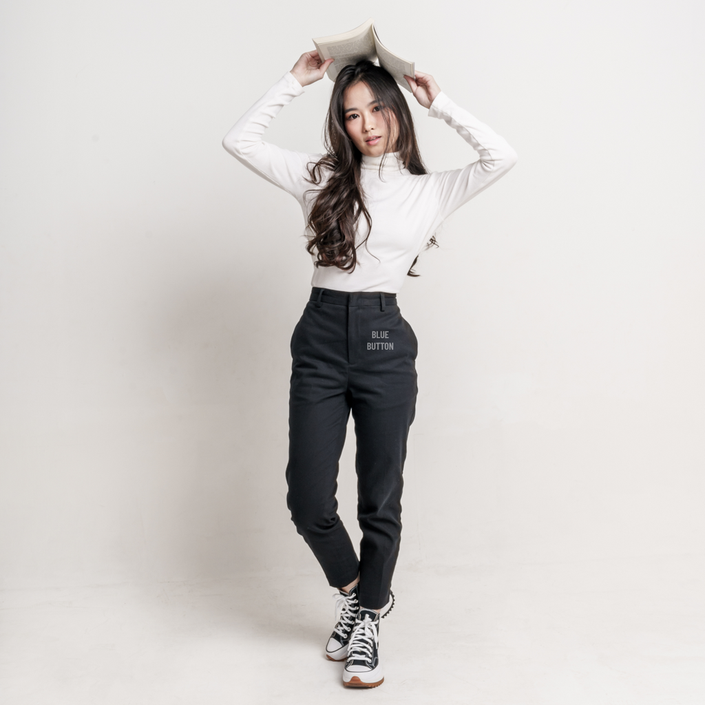 Chino Ankle Pants Ladies - Black