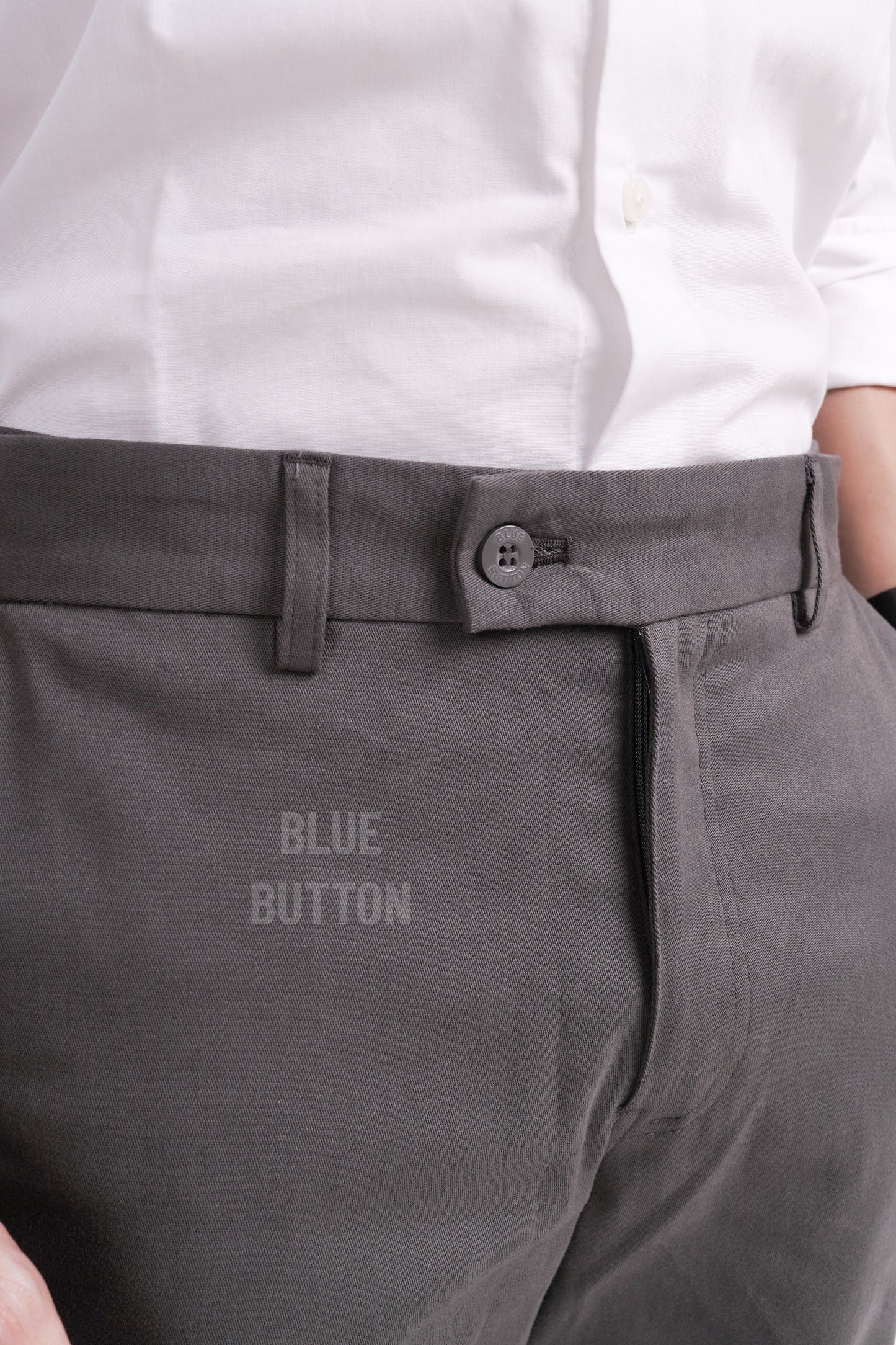 Chino Ankle Pants Slim Fit - Dark Grey