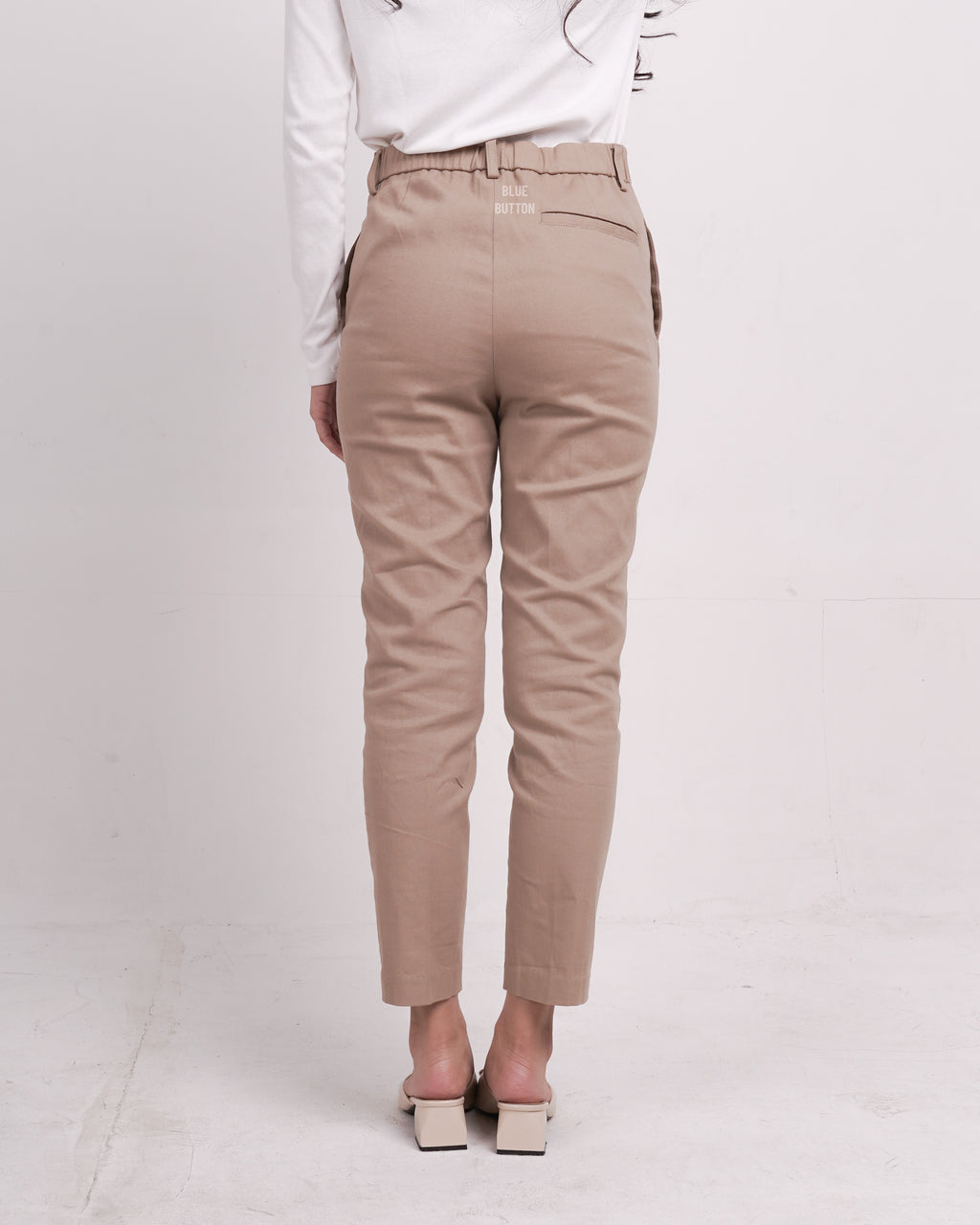 Chino Ankle Pants Ladies - Khaki