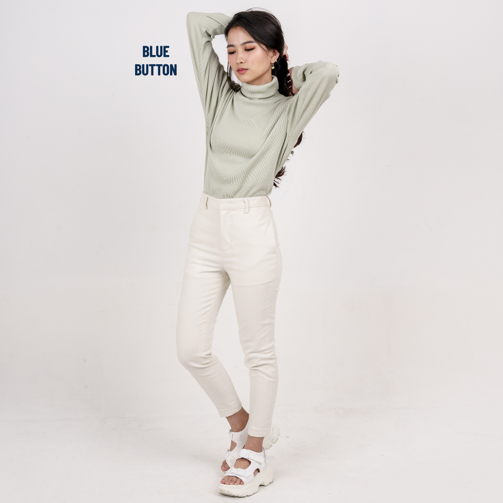 Chino Ankle Pants Ladies - Ivory White