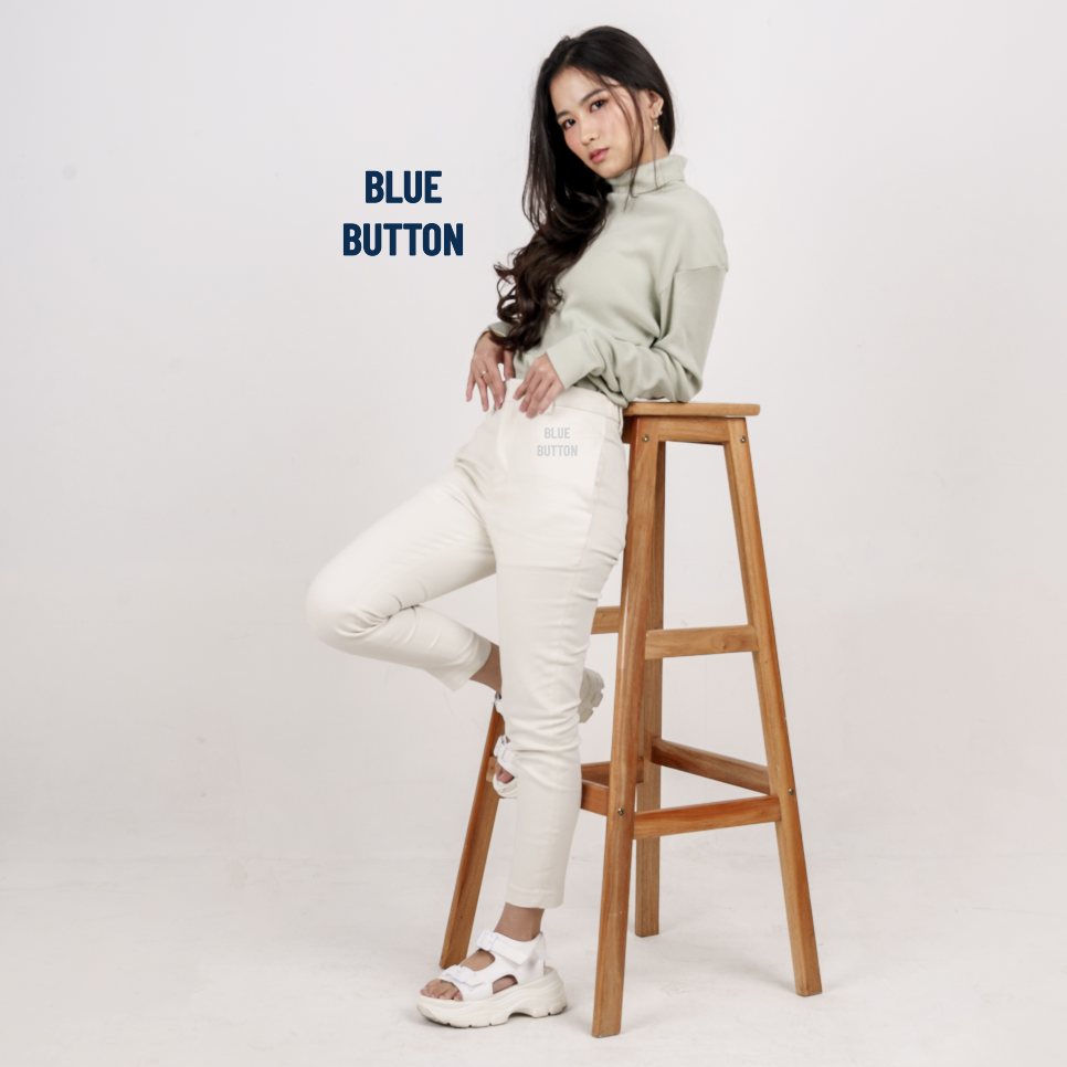 Chino Ankle Pants Ladies - Ivory White