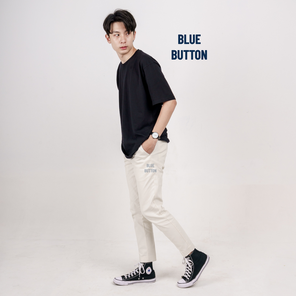 Chino Ankle Pants Slim Fit - Ivory White