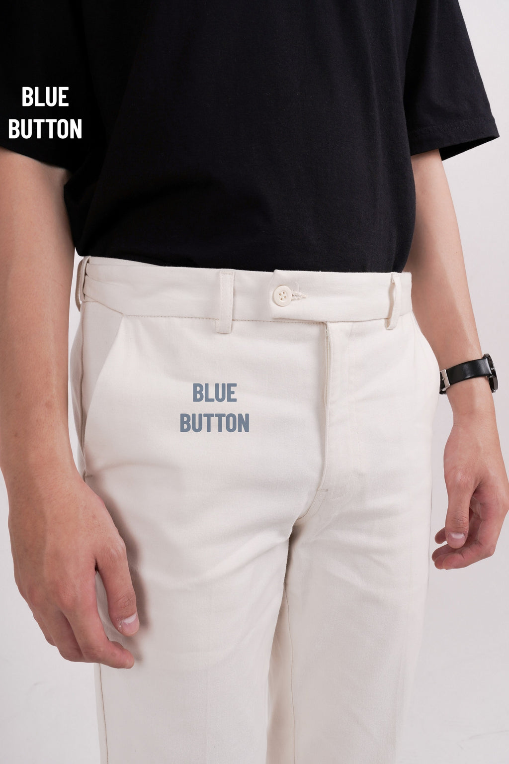 Chino Ankle Pants Slim Fit - Ivory White