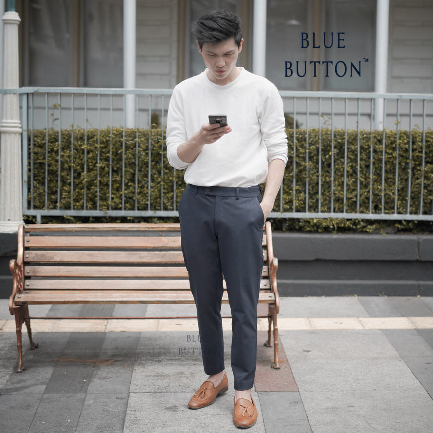 Chino Ankle Pants Slim Fit - Navy