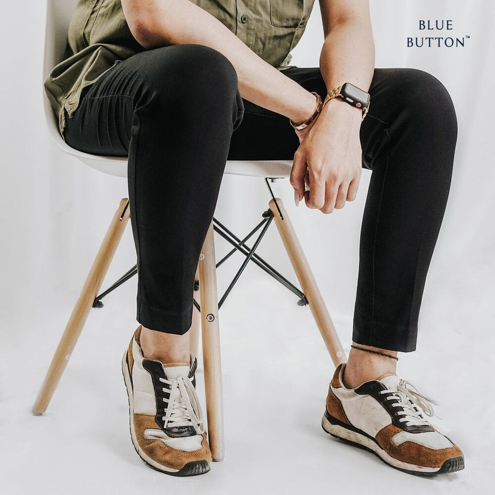 Chino Ankle Pants Slim Fit - Black