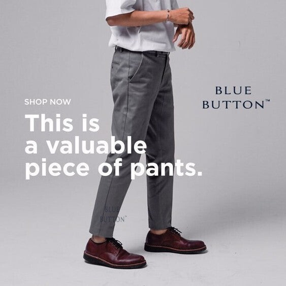 Chino Ankle Pants Slim Fit - Light Grey