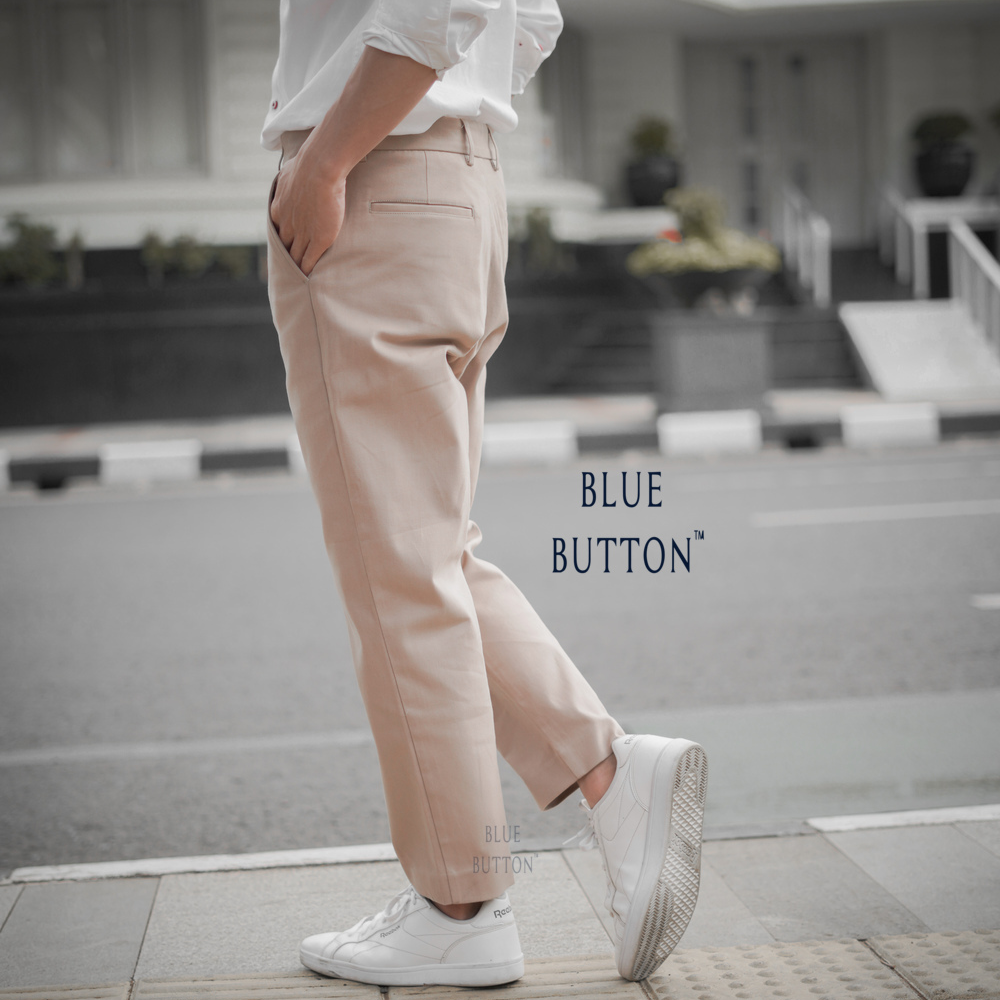 Chino Ankle Pants Relax Fit - Khaki