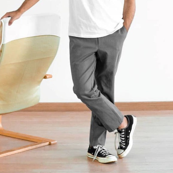Chino Long Pants Regular Fit - Grey