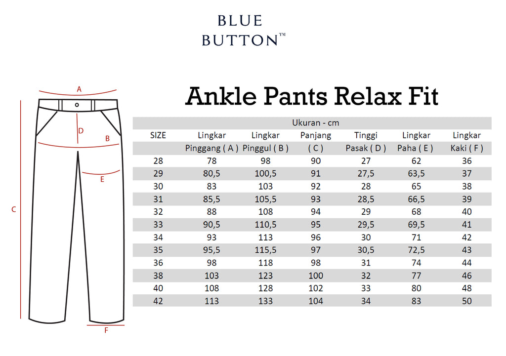 Chino Ankle Pants Relax Fit - Khaki